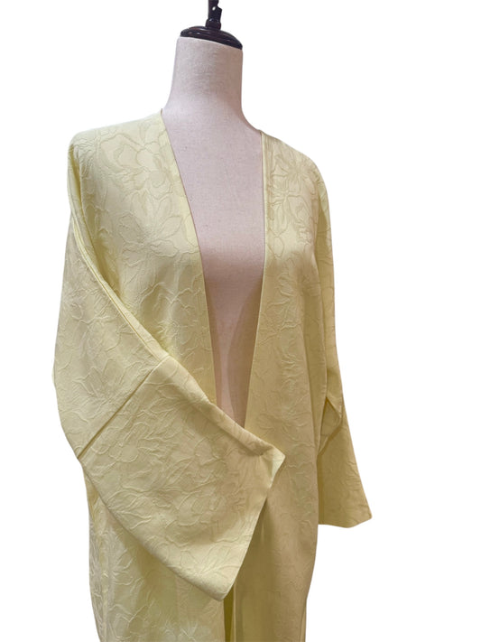 Yellow Floral brocade