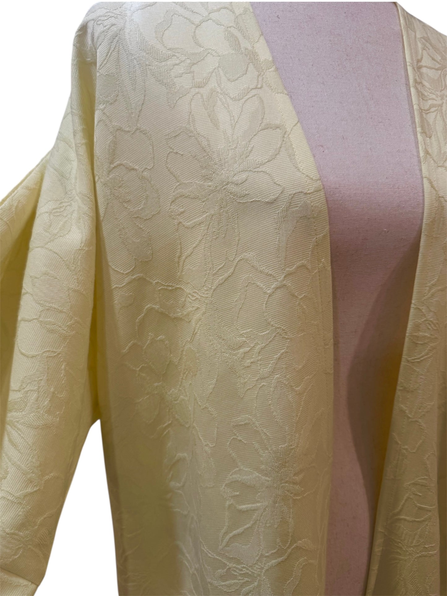 Yellow Floral brocade