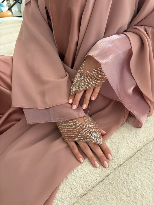 Inara Mauve Abaya set