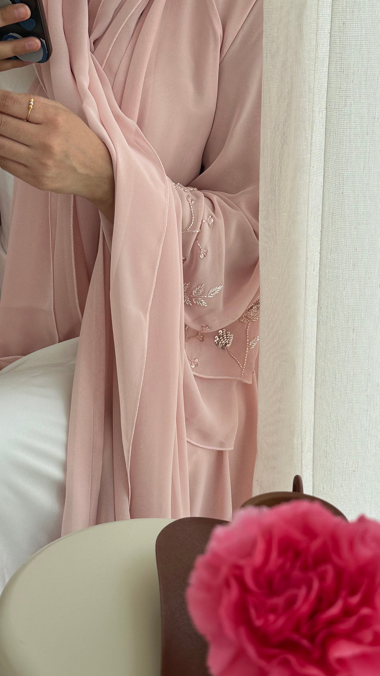 PRE ORDER EXCLSUIVE Amara pink beaded set