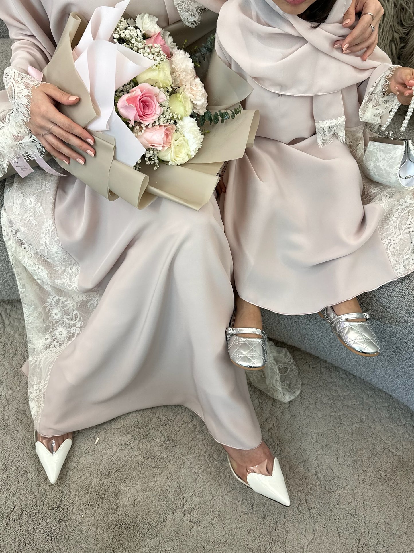 Mai lace abaya & Hijab