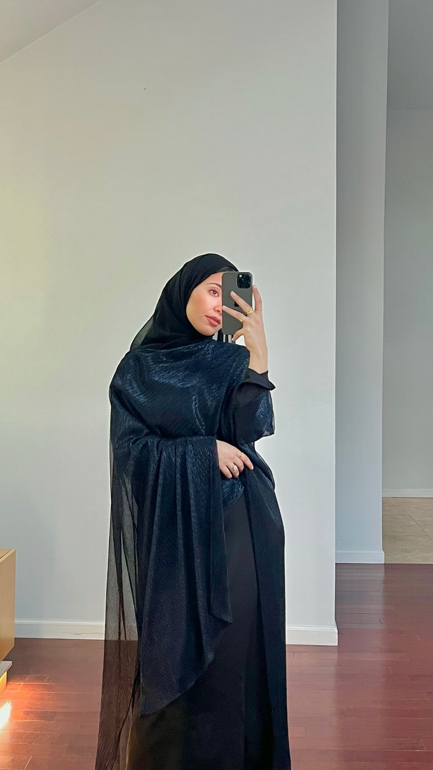 Midnight blue shimmer set