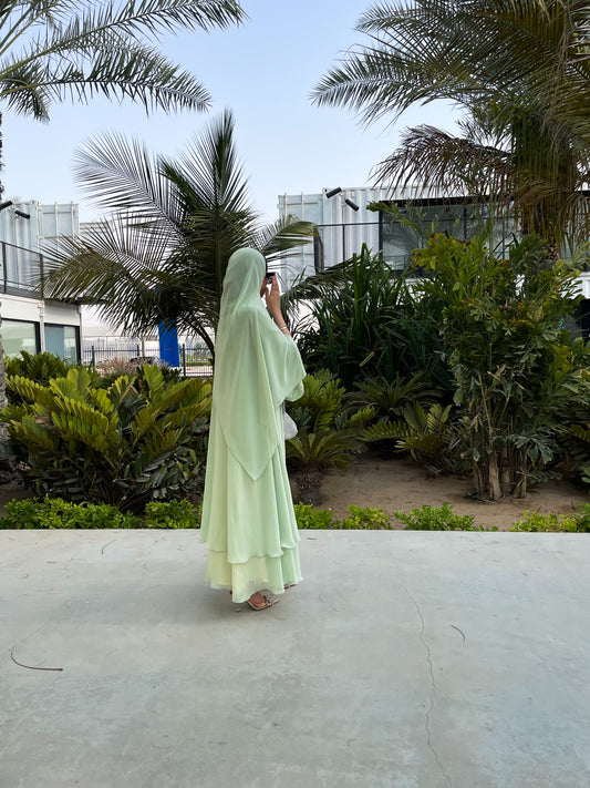 PRE ORDER Amara mint beaded 3 piece set