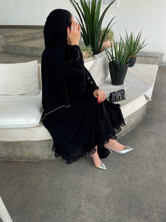 PRE ORDER Amara black beaded 3 piece set