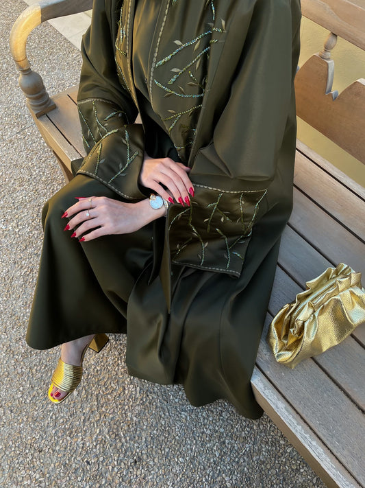 PRE ORDER Nala green abaya set