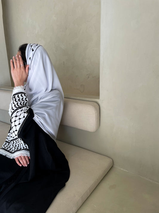 Kuffiyeh chiffon hijab