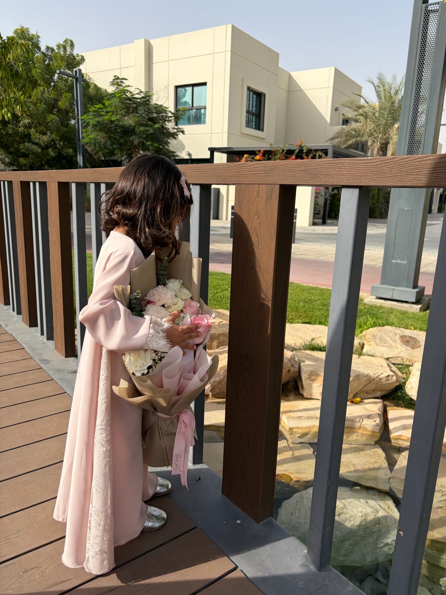 Mini Mai lace abaya & Hijab