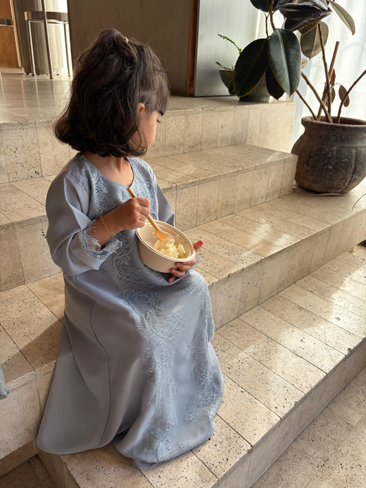Inaya mini lace abaya & Hijab