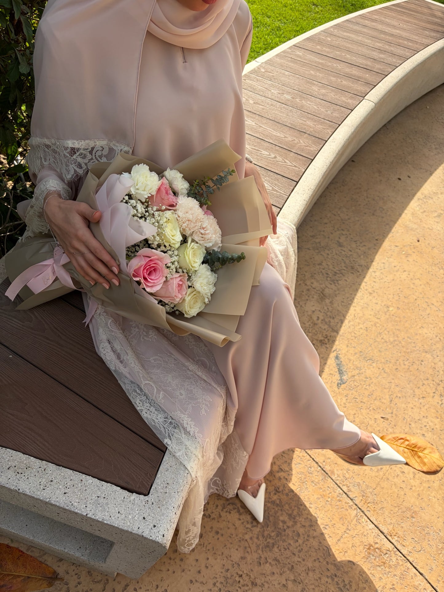 Mai lace abaya & Hijab