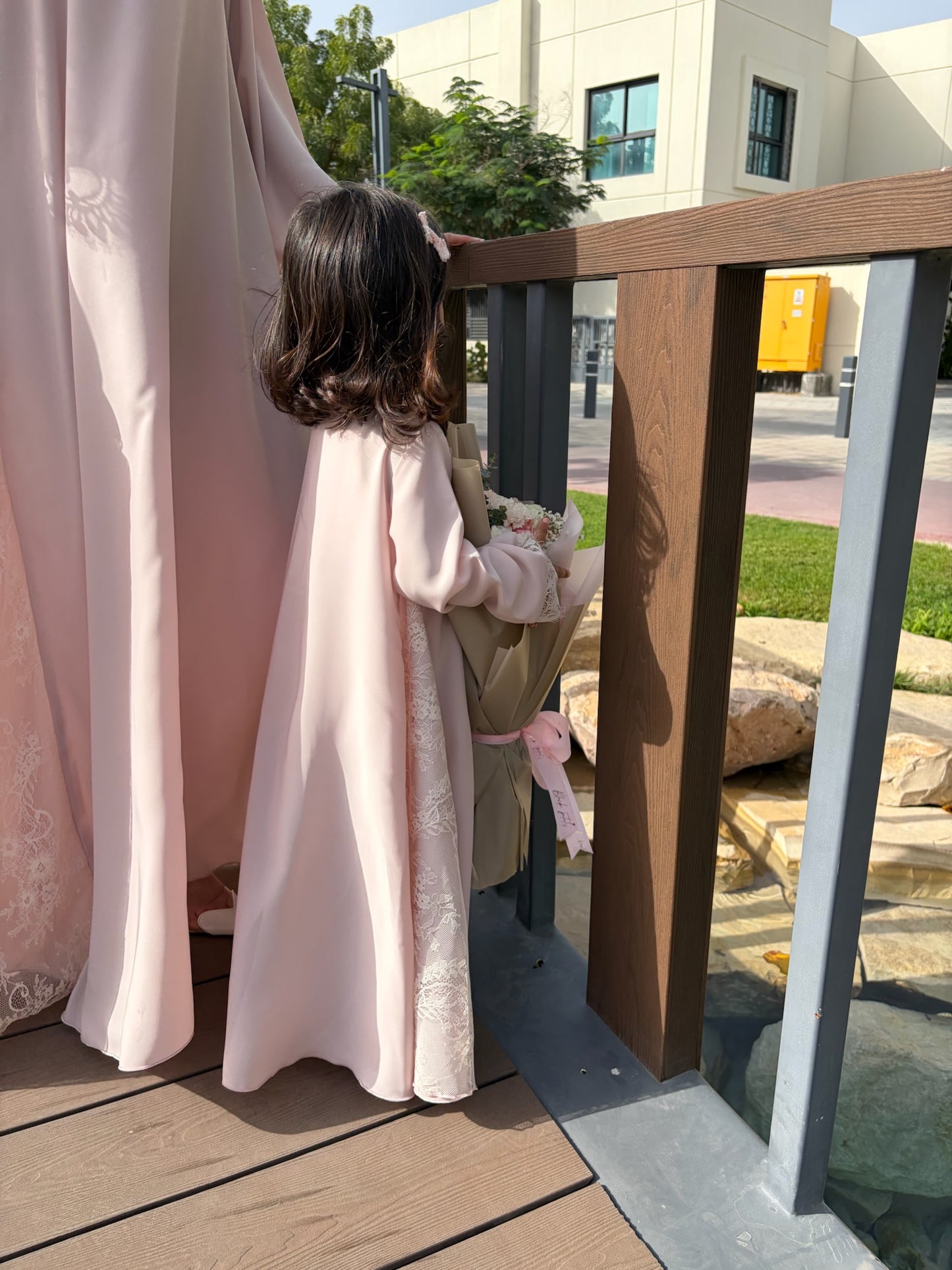 Mini Mai lace abaya & Hijab