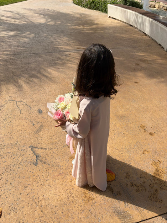 Mini Mai lace abaya & Hijab