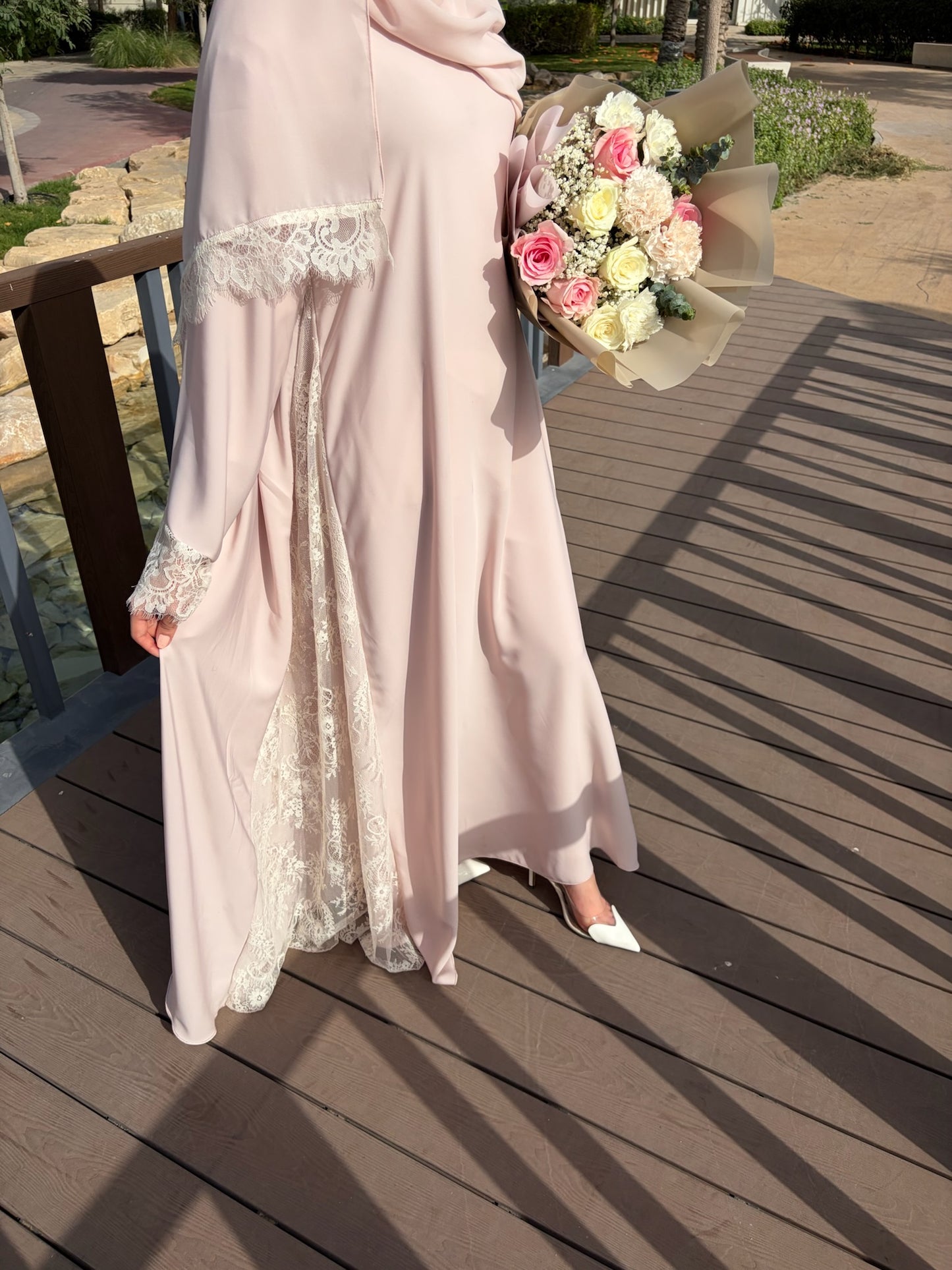 Mai lace abaya & Hijab