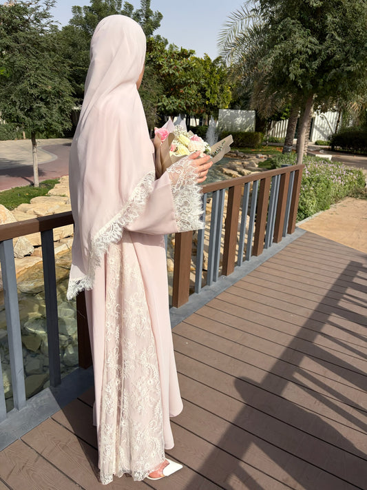 Mai lace abaya & Hijab